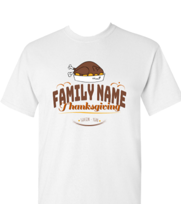 Family Thanksgiving design idea